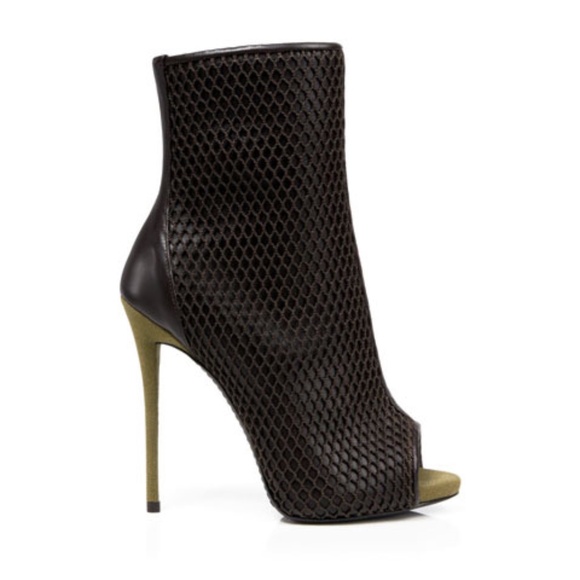 Giuseppe Zanotti peep toe booties 37 - Picture 1 of 16